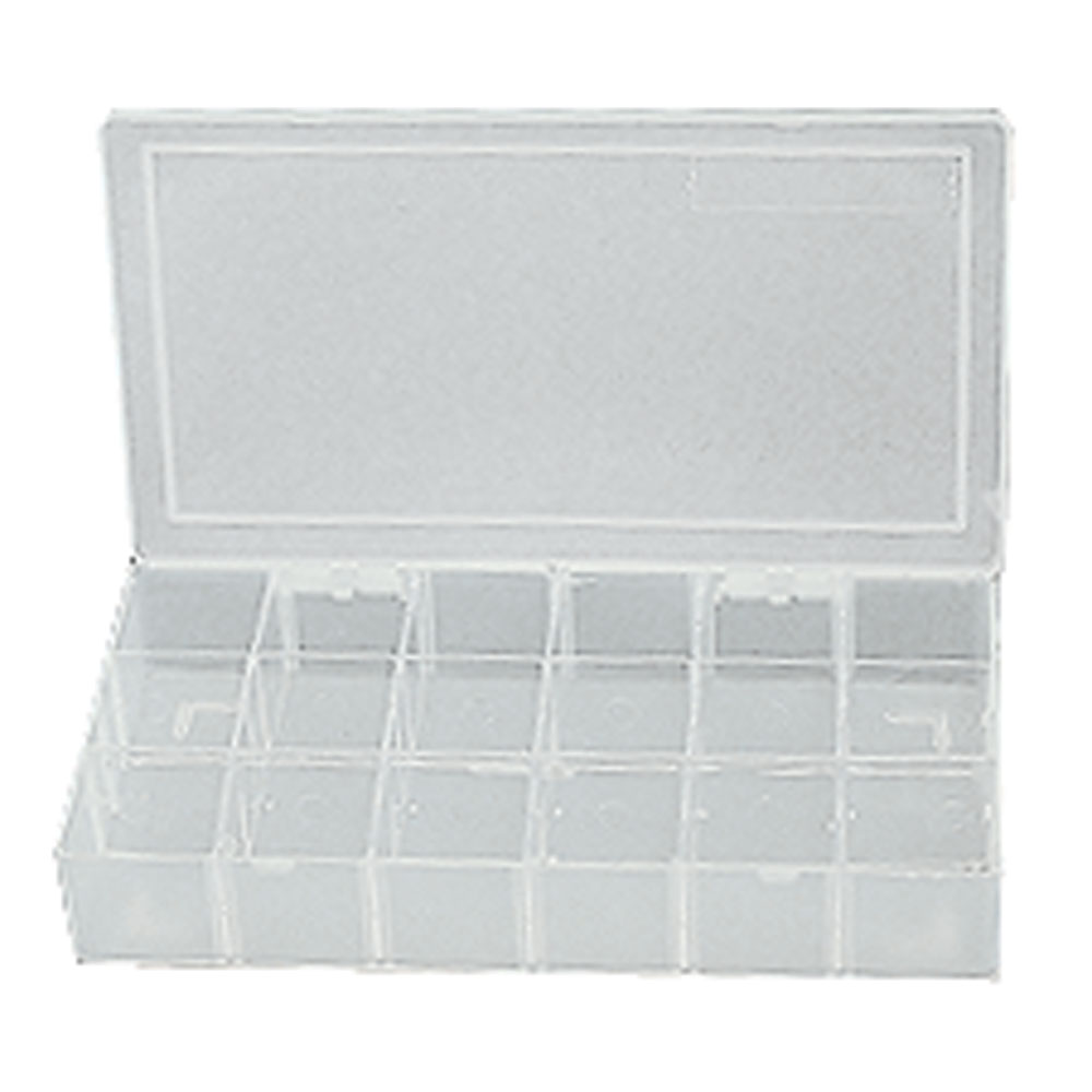 Case Fliptop Plastic 8.4"x4.5"x1.4" with Lid