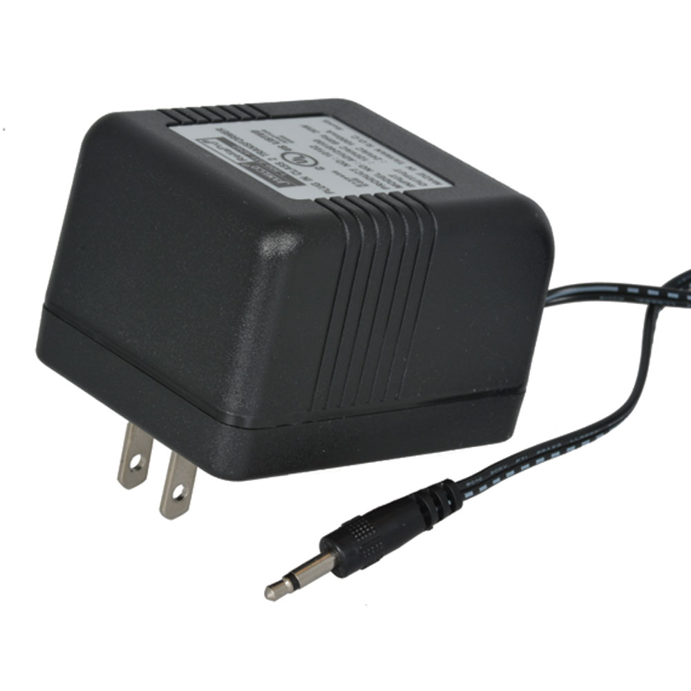 AC to AC Wall Adapter Transformer 24 Volt @ 1000mA Black Straight 3.5mm Male Plug