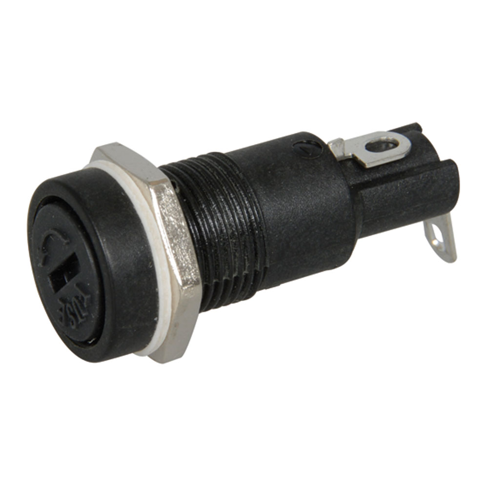 Fuseholder Panel Mount Low Pro 5x20mm Fuse Solder Terminal