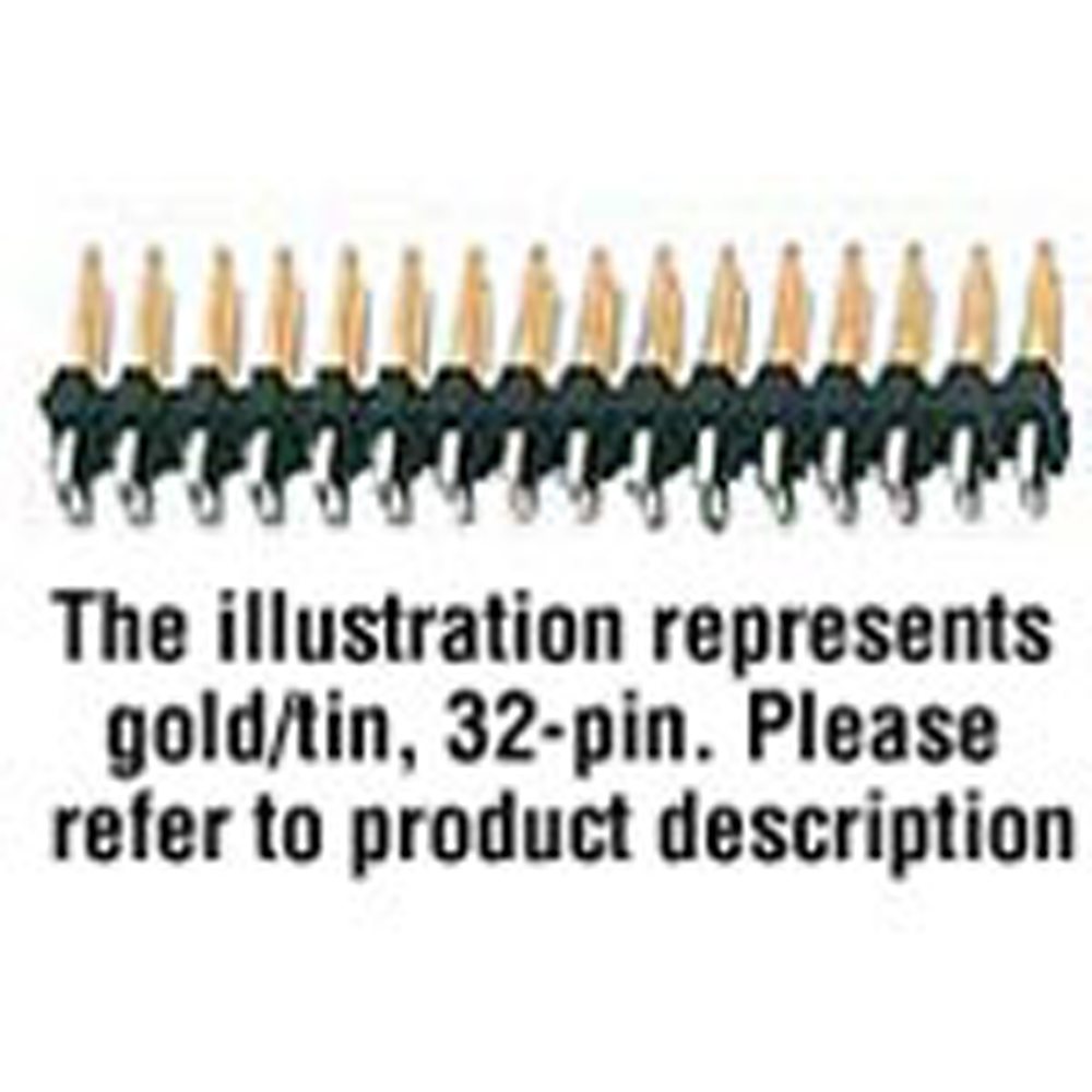 Connector Unshrouded Header 72 Position 0.100" (2.54mm) Solder Straight Thru-Hole