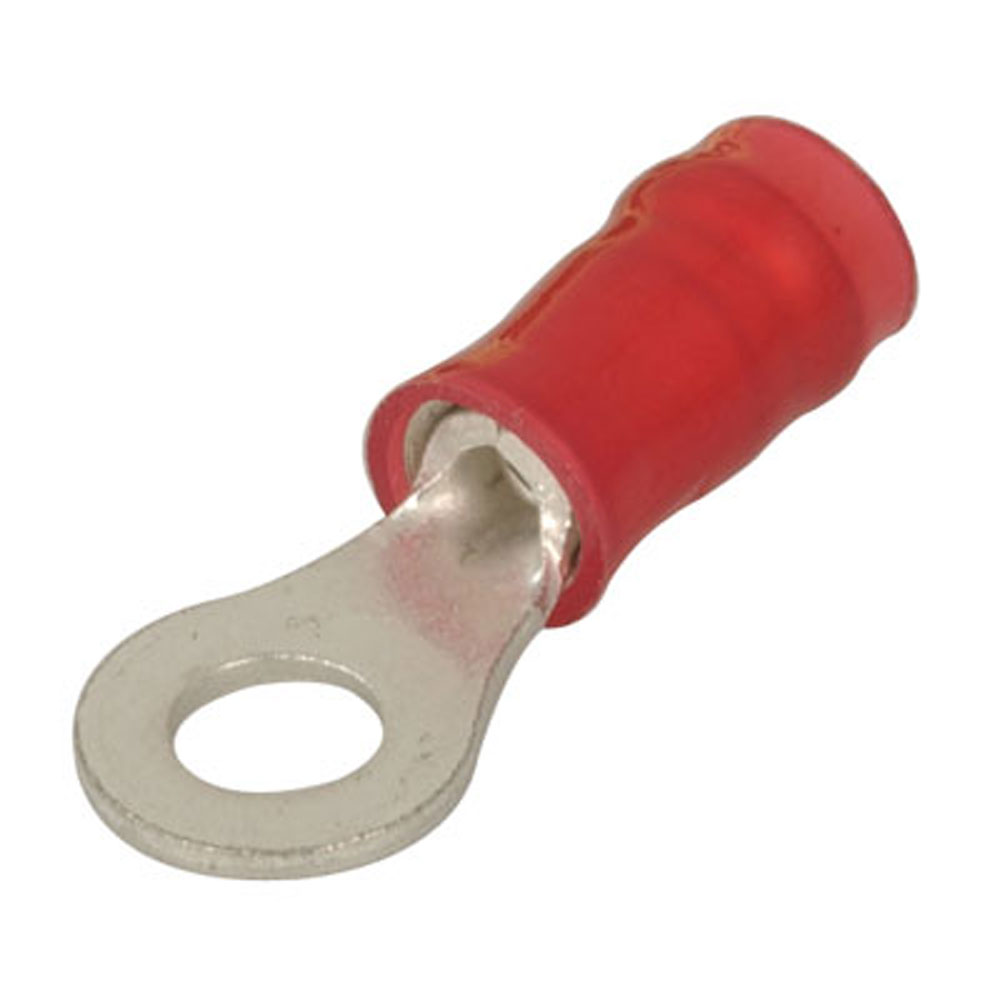 Ring Terminal #6 Stud 16-22 AWG 17.5mm 5.5mm Tin