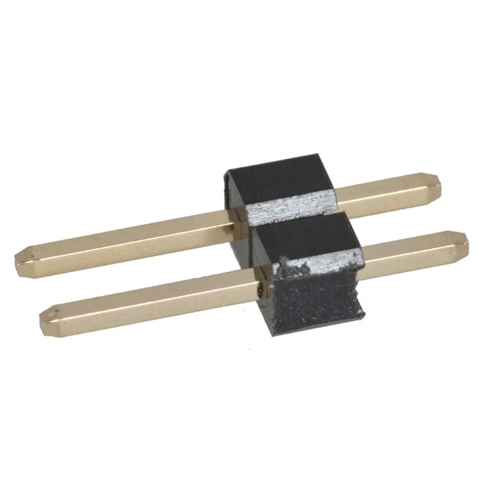 Connector Unshrouded Header Male 2 Position 0.100" (2.54mm) Solder Straight Through