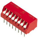 DIP Switch 3 Position On Off Single Pole 0.15 Amp @ 30 Volt Piano