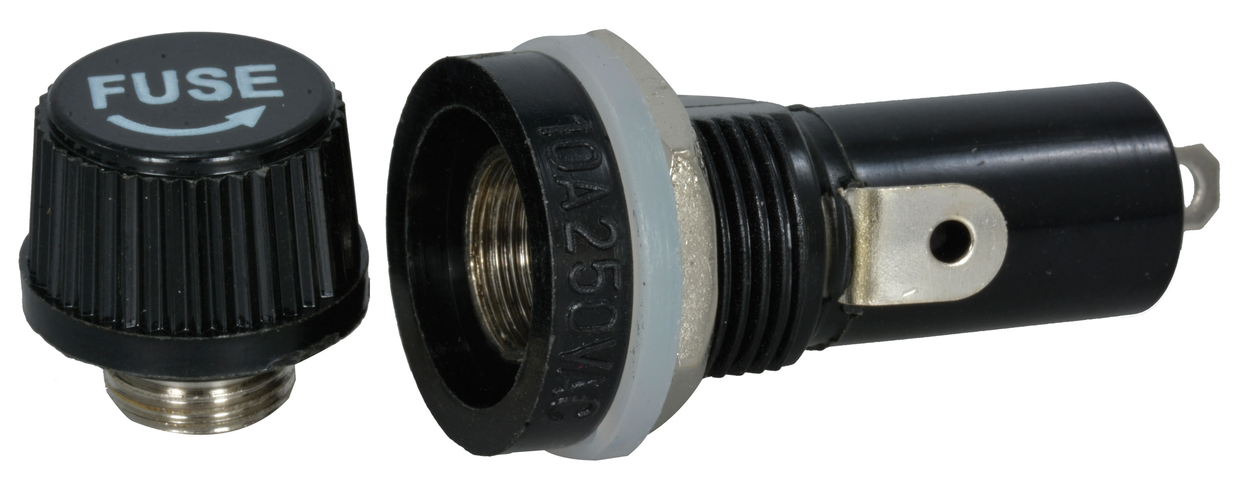 Fuseholder Panel Mount .25" X1.25"