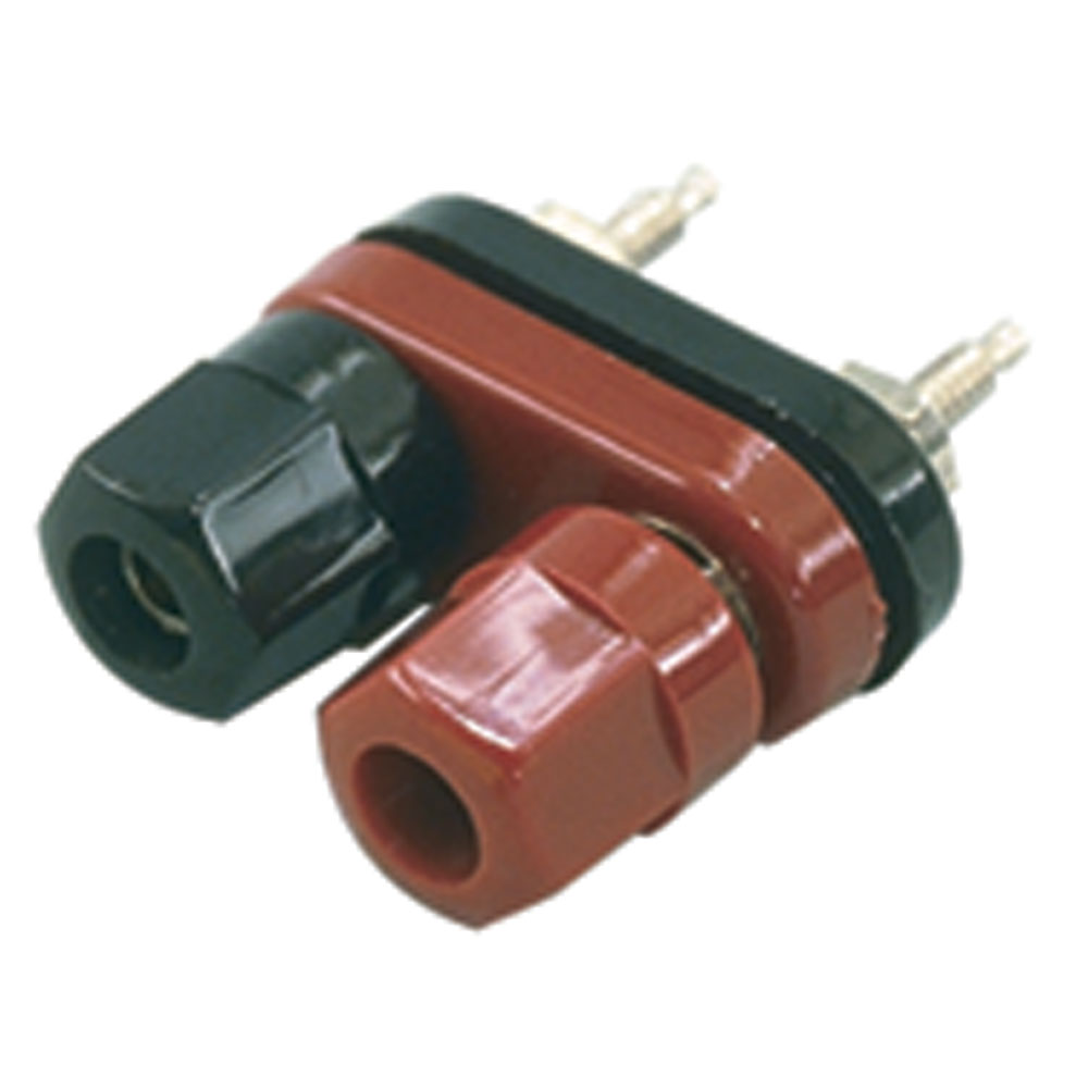 Binding Post Dual Red & Black Banana Jack