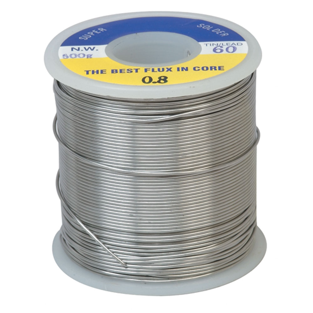 Solder Roll 60% Tin 40% Lead Rosin Core 1 Pound