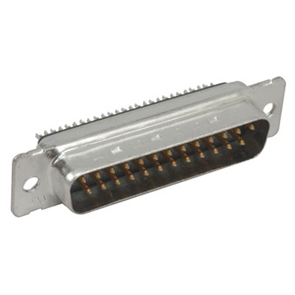 Male 25-Position D-Subminiature Connector