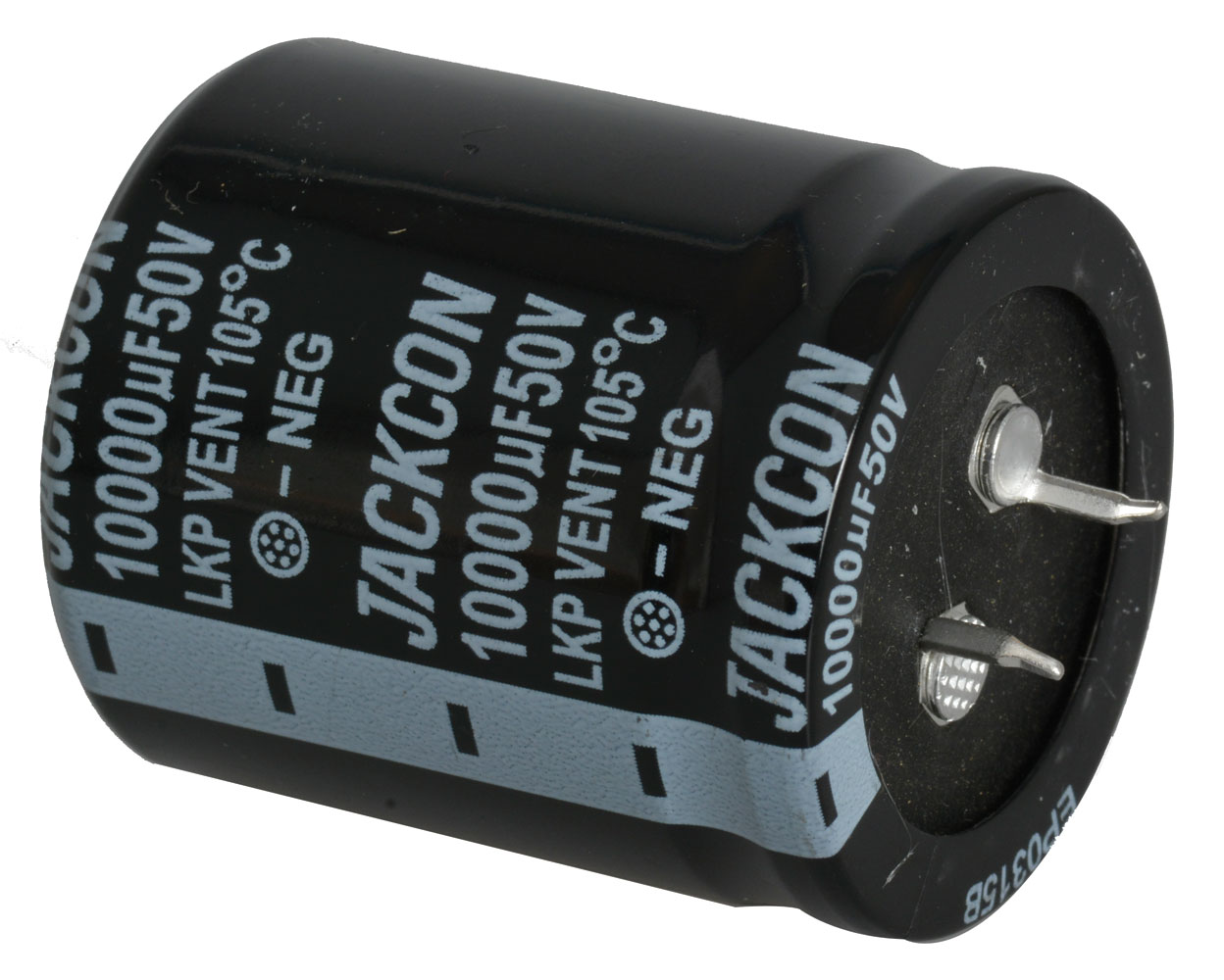 Capacitor Snap 10000 uF 50 Volt 20% 105C Large Can Aluminum Electrolytic