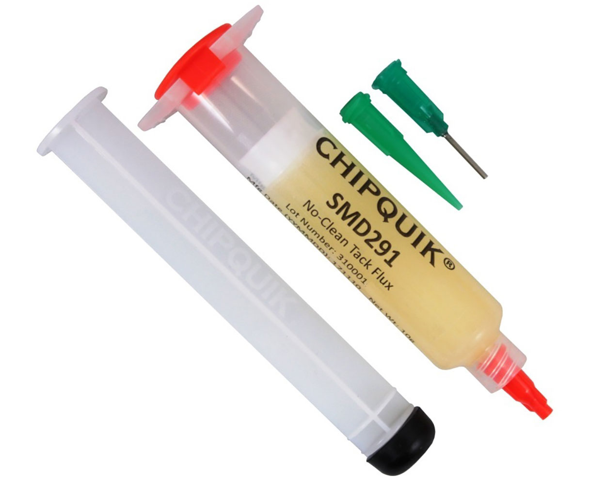 CHIP QUIK SMD291 NO CLEAN FLUX IN 10CC SYRINGE, SMD291, Chipquik