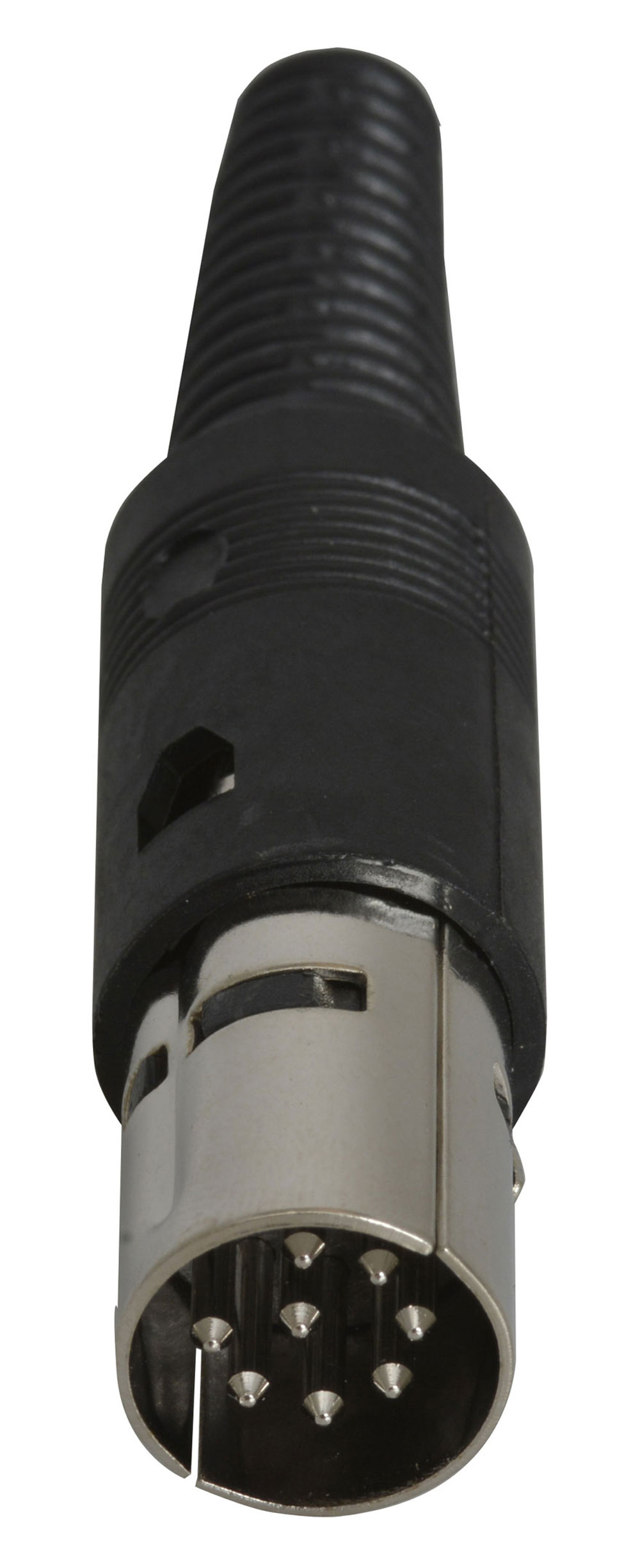 Connector Circular DIN Plig 8 Position Straight Cable Mount