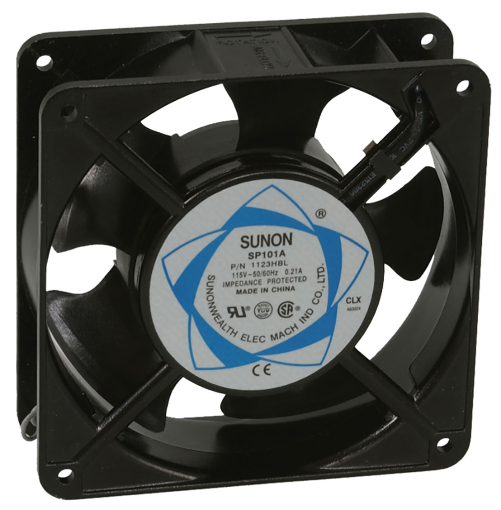 AC Fan Ball 115V 180mA 107 CFM Flange Mount