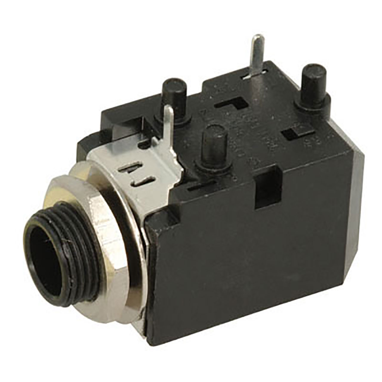 CONN,AUDIO,1/4",JACK,MONO,2 PIN,THRU HOLE,RA,SOLDERABLE