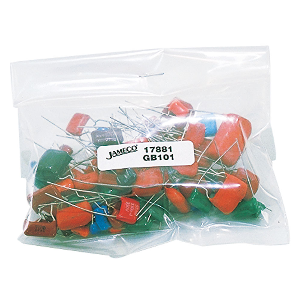 Mylar Capacitor Grab Bag Various Capacitance & Tolerance (100pcs.)