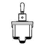 Toggle Switch 4 Pole Lever Screw 20 Amp 230 Volt AC 250 Volt Panel Mount