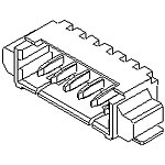 PicoBlade Connector Shrouded Header 5 Position 1.25mm Solder Right Angle Surface Mount Embossed