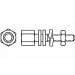 Connector Accessories Female Screw Lock Assembly Kit Individual