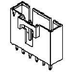Connector Shrouded Header 7 Position 2.54mm Solder Straight Thru-Hole SL