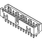 Connector Shrouded Header 16 Position 2 mm Solder Straight Thru-Hole Milli-Grid