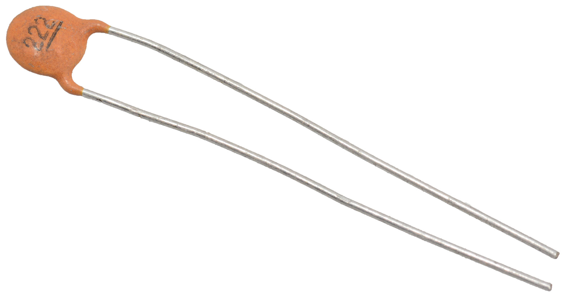 Ceramic Disc Capacitor 0.0022uF 50 VDC 20% 5mm Body Diameter