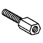 Connector Accessories Female Screw Lock Steel Yellow Chromate Finish Individual