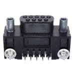 Connector D-Subminiature Socket 9 Position 2.76 mm Solder Right Angle Thru-Hole 9 Terminal 1 Port