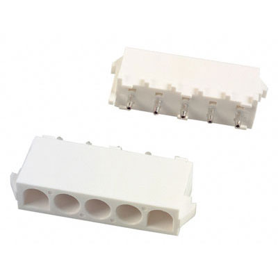 5 Position Connector Power Header 6.35mm Solder Straight Through Hole 5 Terminal 1 Port