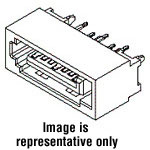 Connector Serial ATA Header 7 Position Solder Straight Thru-Hole Tray