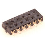 Connector Socket Strip Receptacle 12 Position 2 mm Solder Straight Surface Mount Milli-Grid&trade;