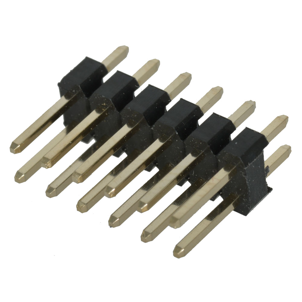 Connector Unshrouded Header 12 Position 2.54mm Solder Straight Thru-Hole