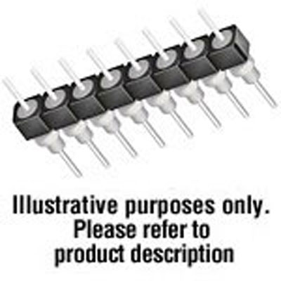 @.100 LOW PROF. SCREW MACH. TERM. STRIP FOR STACKING(10)