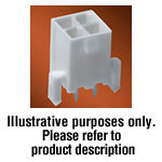 Connector Wire to Board Header 8 Position 4.2mm Solder Straight Thru-Hole Tray