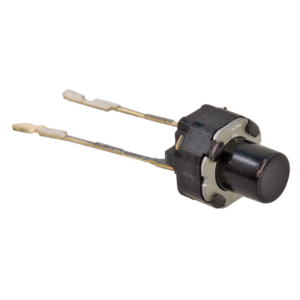 Switch Push Button Tactile Single Pole Single Throw Off Momentary (On) 15VDC-20mA Actuator:0.275"