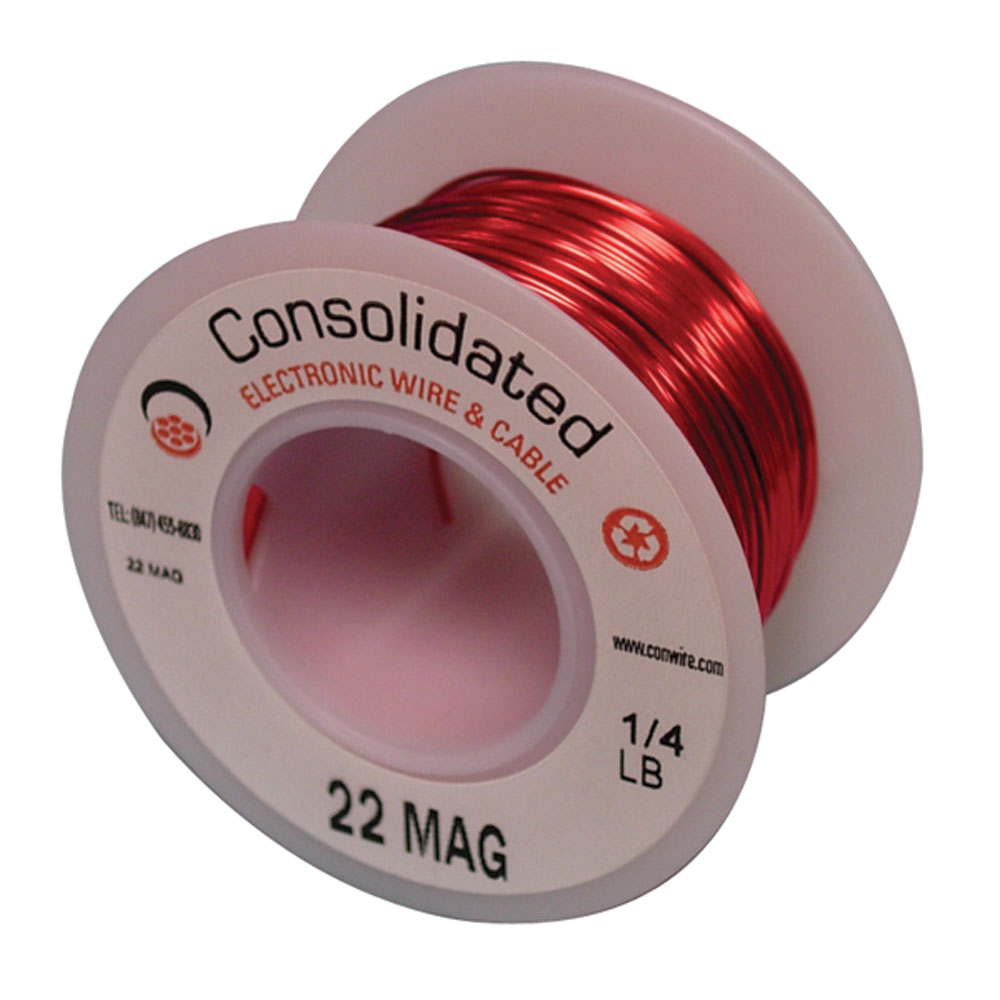 Magnet Wire 16 AWG 32 Feet 1/4 lb Plain Enamel Nylon Insulated