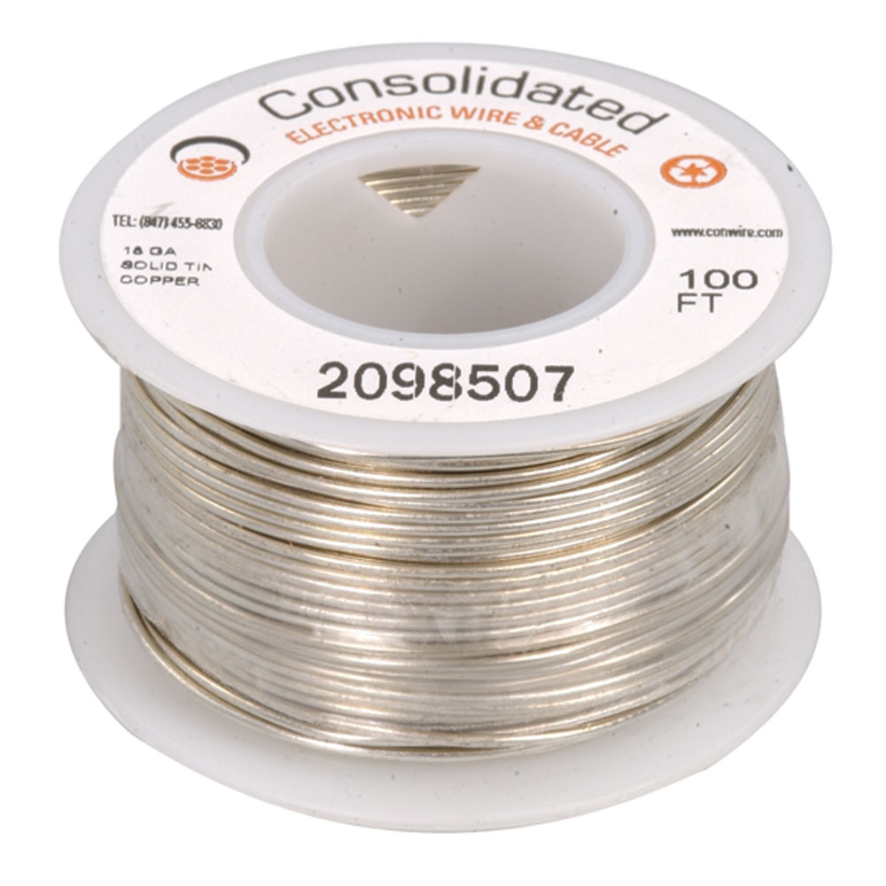 Tinned Copper Bus Bar Wire 18 AWG