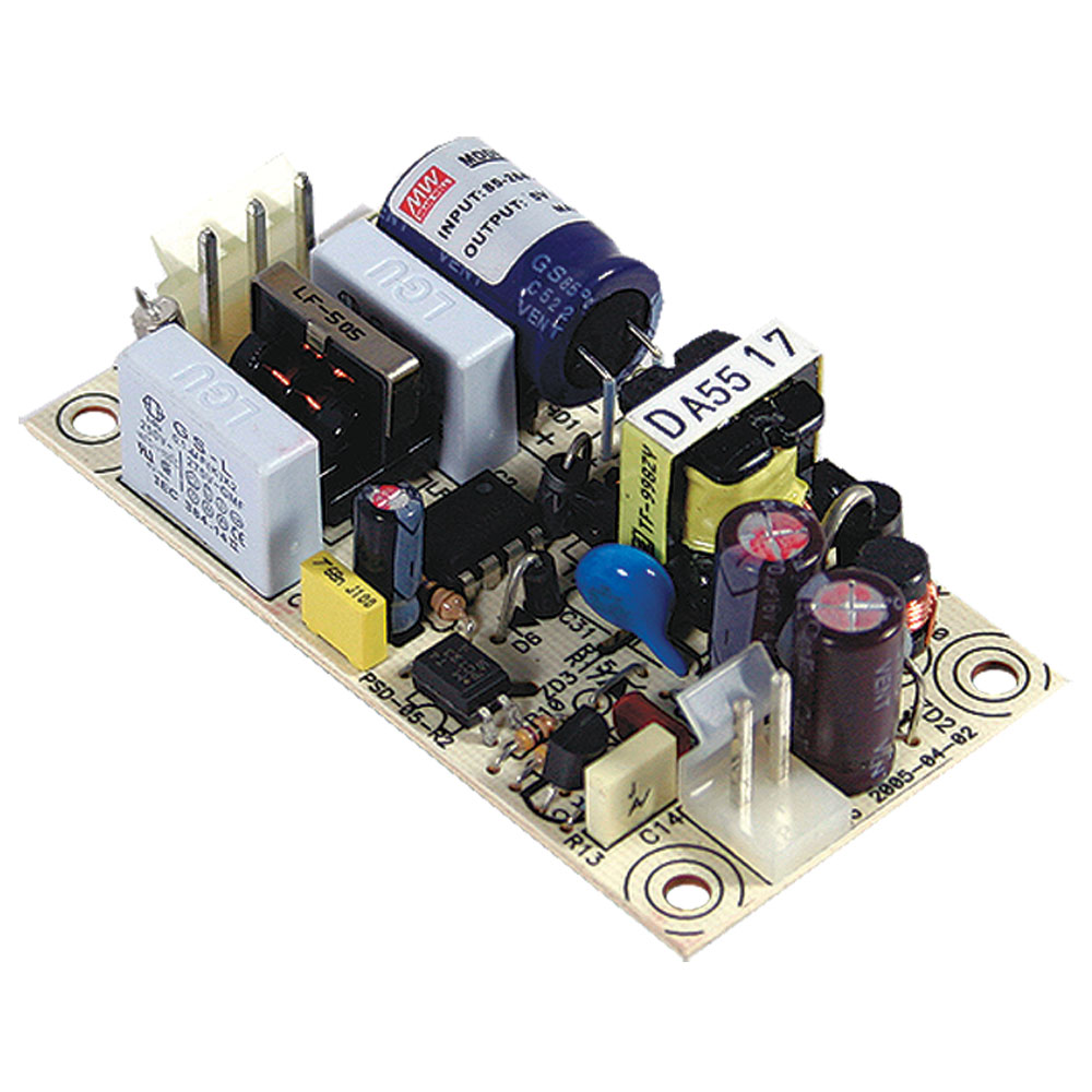 AC to DC Power Supply Open Frame Single Output 24 Volt 0.25 Amp 5.28 Watt