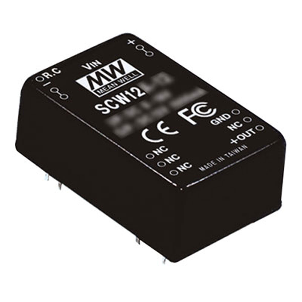 12W Regulated Single Output DC-DC Converter 15 Volts @ 0.8 Amps 36-72VDC