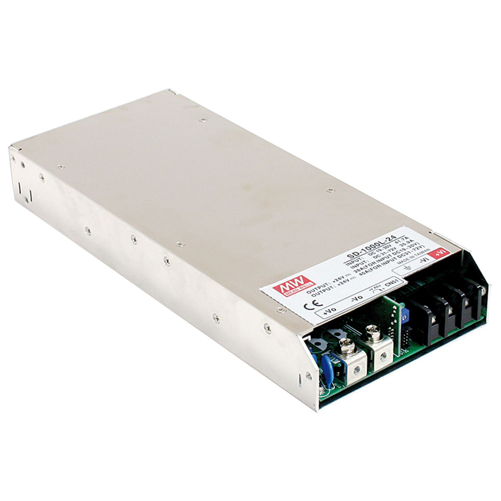 960W Single Output DC-DC Converter 24 Volts @ 40 Amps 72-144VDC