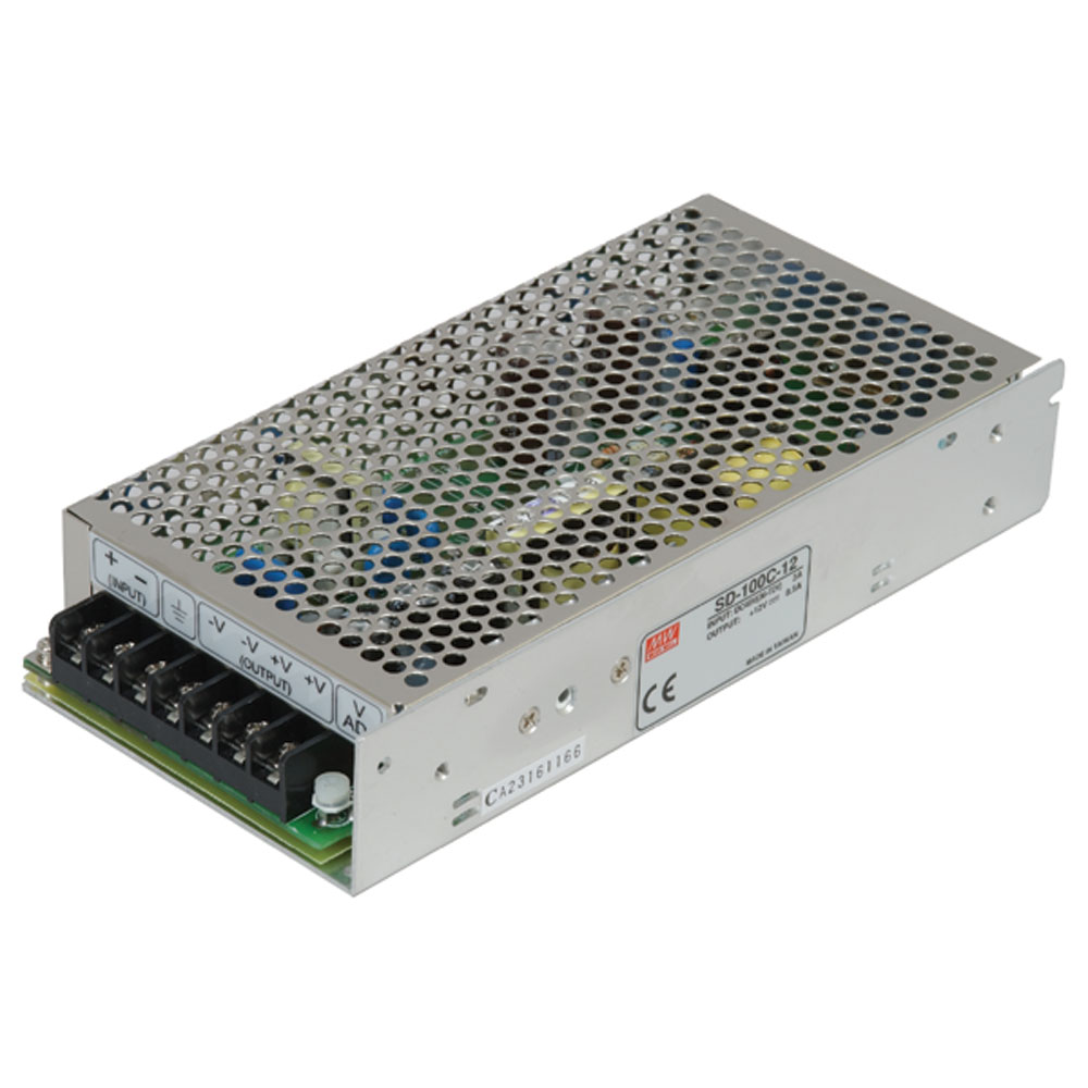 100W 24V 4200mA Enclosed DC to DC Converter 48VDCin Terminal Block