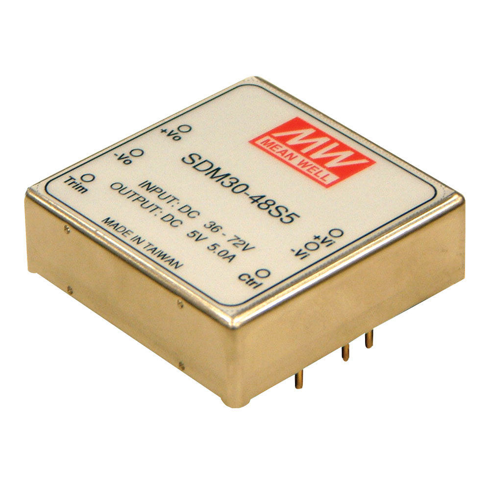 25W Single Output DC-DC Converter 5 Volts @ 5 Amps 9.2-18VDC
