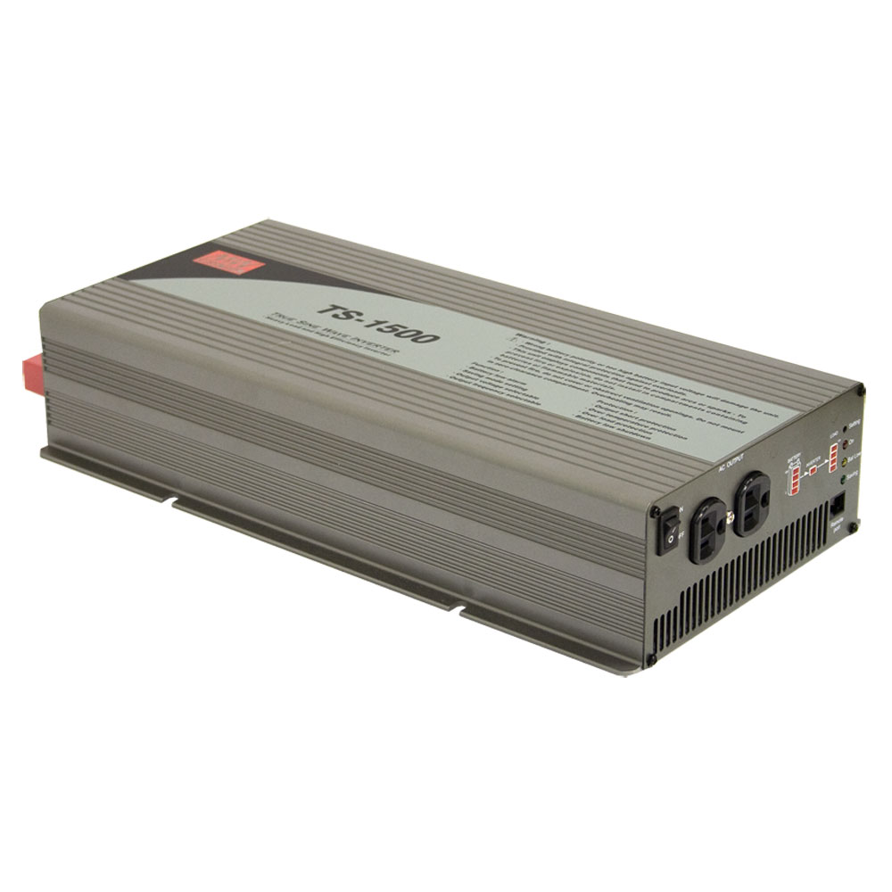 1500W True Sine Wave DC-AC Power Inverter 110 VACout NEMA 5-15R 24VDC 75A