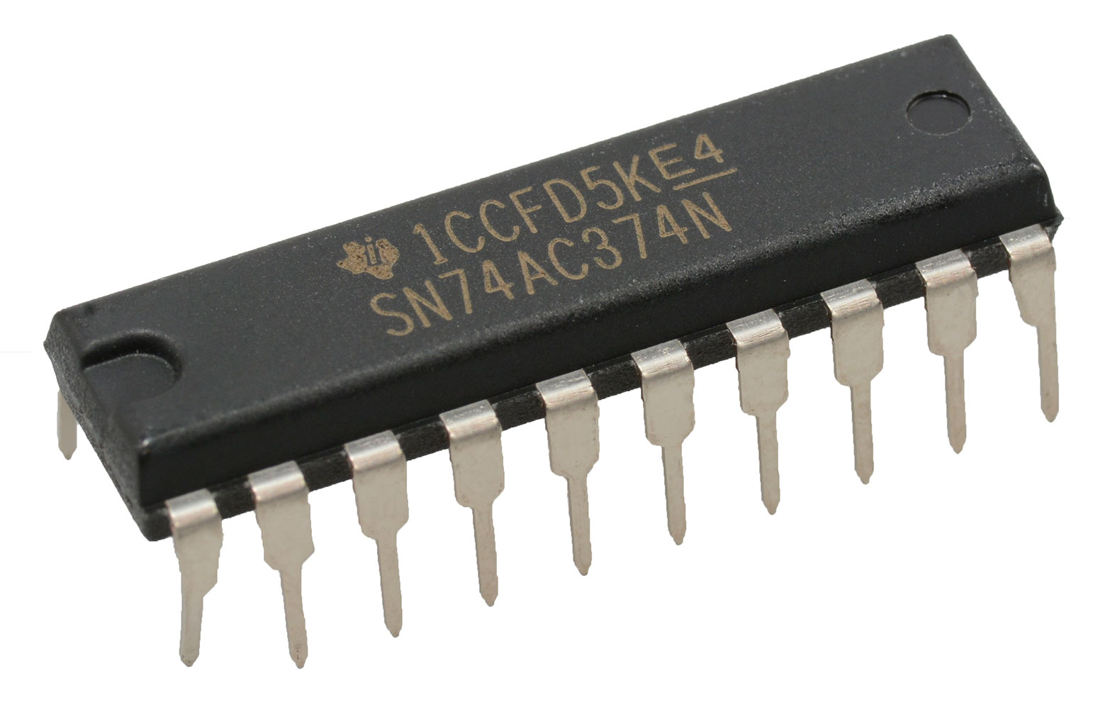 Flip Flop 1 Element D-Type 8-Bit Positive Edge DIP-20