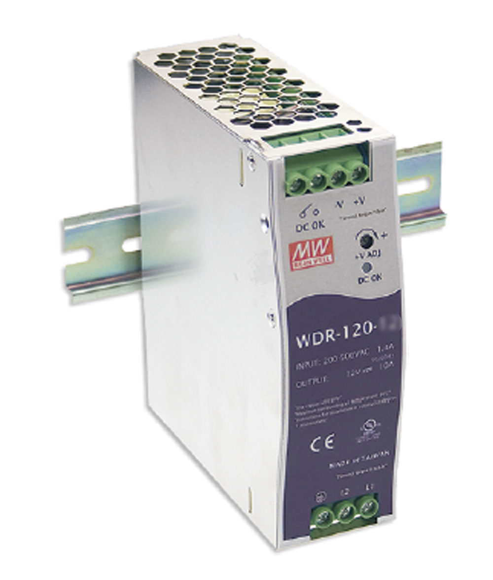 120 Watt 24VDC@5A Switching DIN Rail Power Supply Single Output