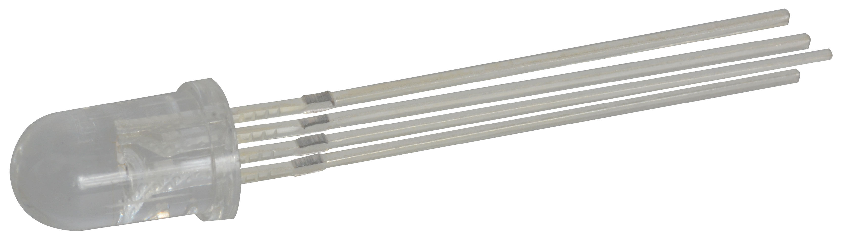 LED Super Bright RGB Water Clear 5mm (T-1 3/4) Common Anode 4 Pin