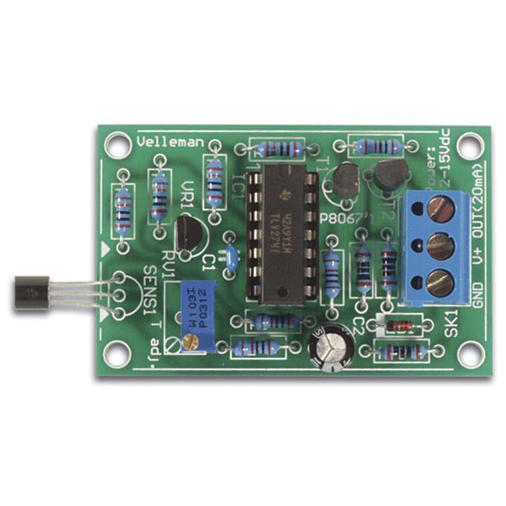 Velleman Kit Temperature Sensor -20-+70C Measure Indoor/Out by Whadda