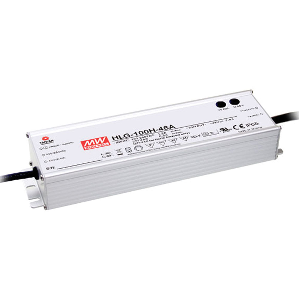 LED Driver Single Output Switching Power Supply 100 Watt, 20V @ 4.8A