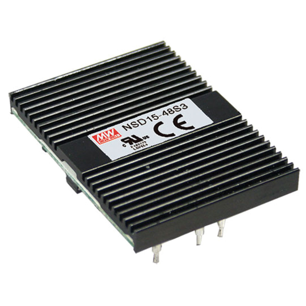 15W Regulated Single Output DC-DC Converter 3.3 Volts @ 3.75 Amps 18-72VDCin