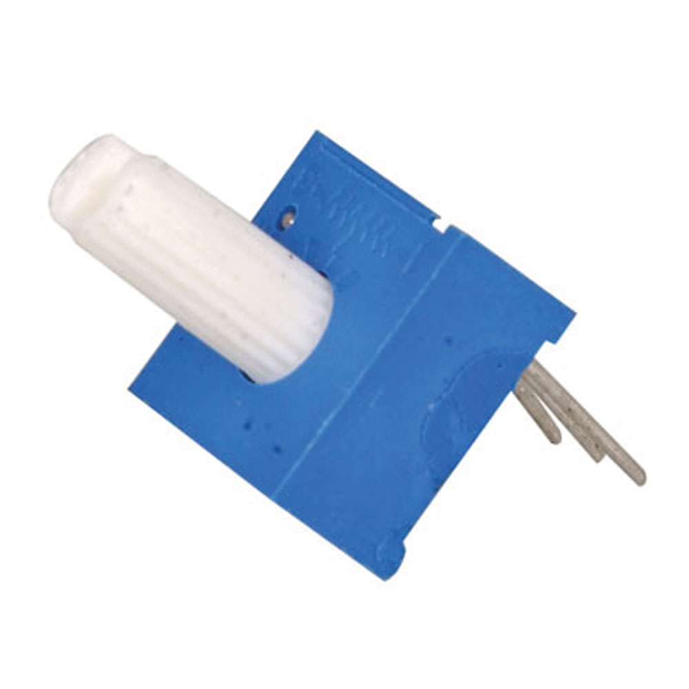 3/8 Inch Square Cermet Potentiometer 500K Ohms 1/2 Watt 1 Turn Thru Hole