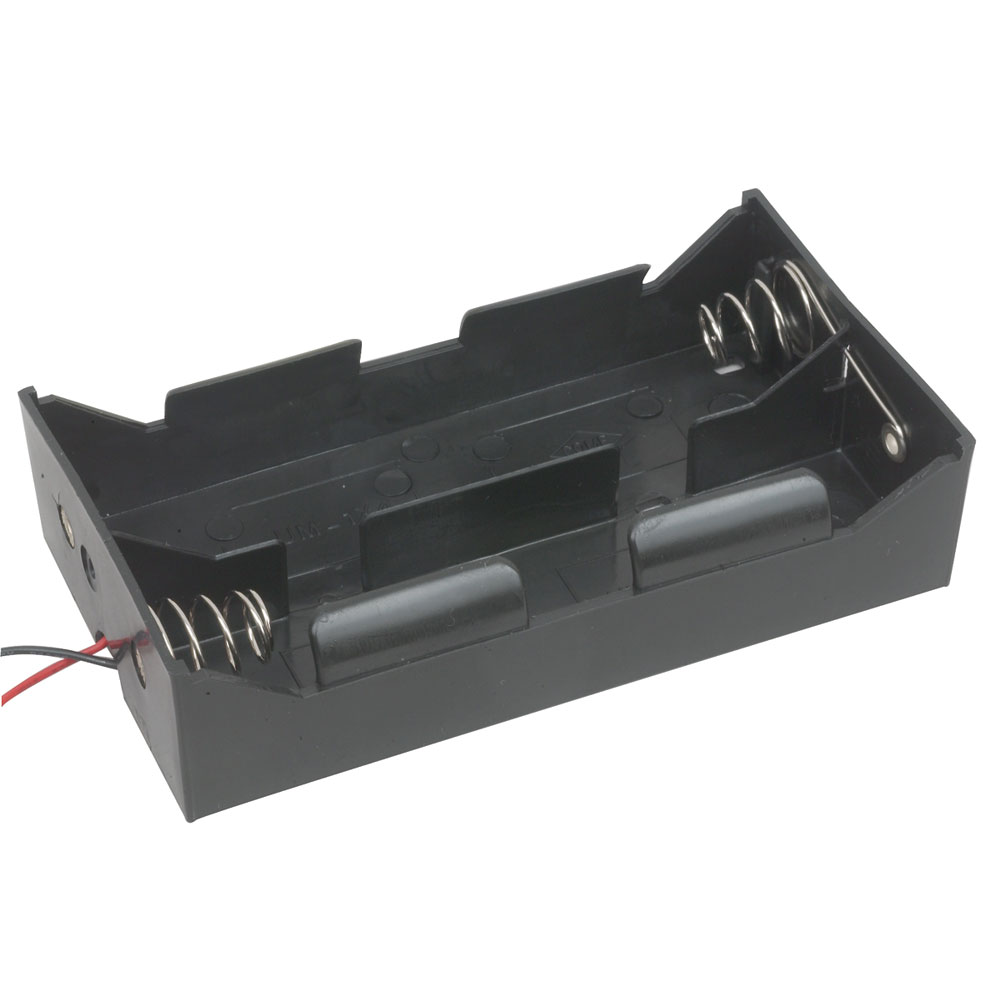 4x D Battery Holder with 6" Wires