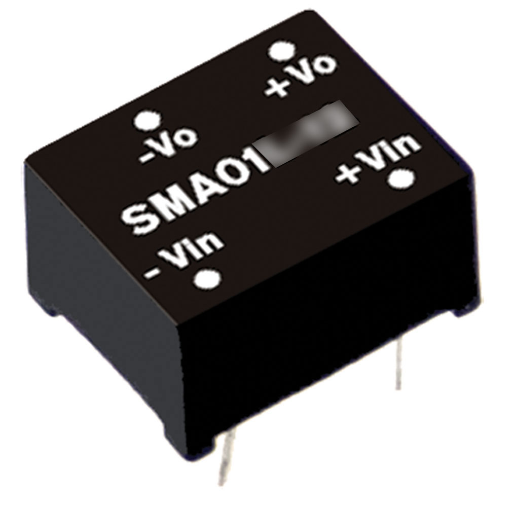 1 Watt 9 Volt DC to DC Unregulated Single Output Converter SMA01L-09