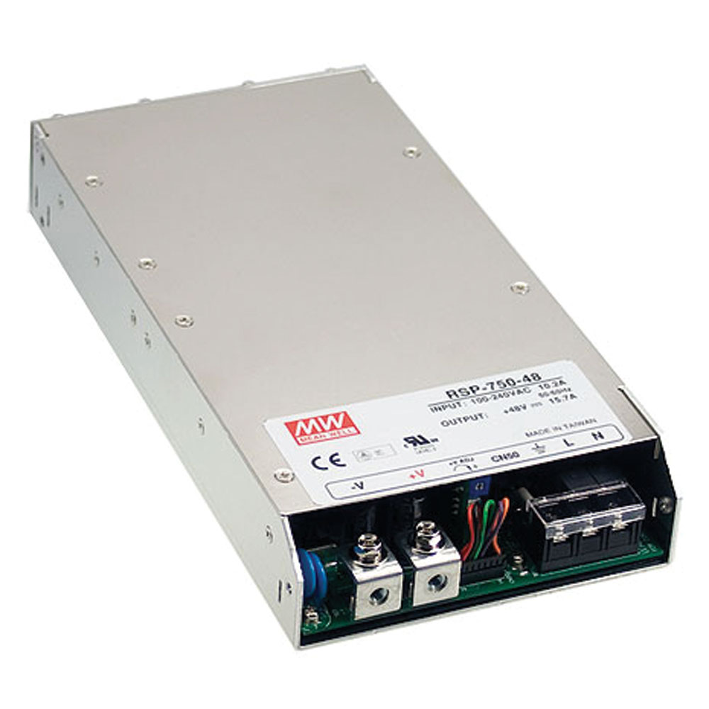 AC to DC Switching Enclosed Power Supply with PFC Function 12 Volts 62.5 Amps 750 Watts